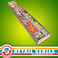 3D Model Download - Grocery - Freezers - Open Top